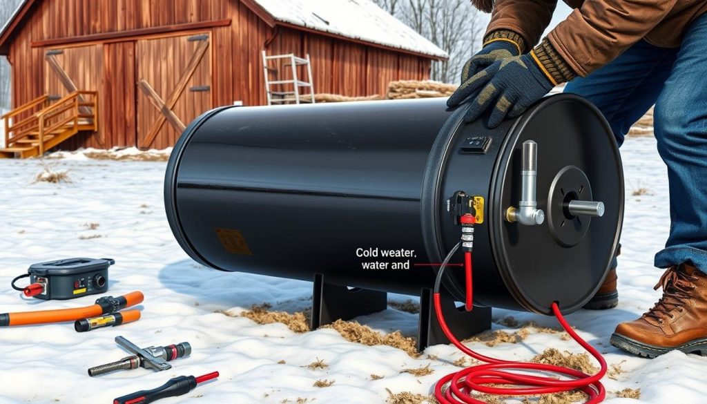 Cattle Water Heater Installation Guide