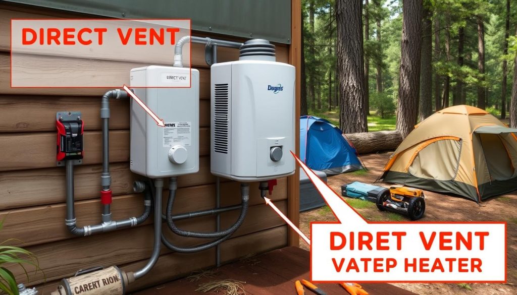 Direct Vent Water Heater Installation