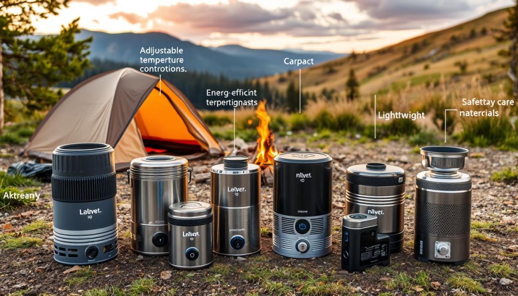 Portable Camping Water Heater Features