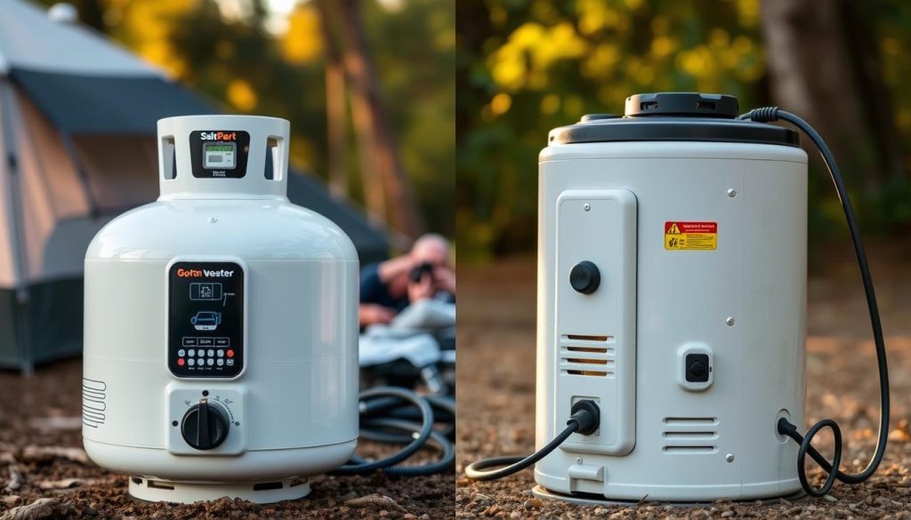 Portable Propane Water Heater Comparison