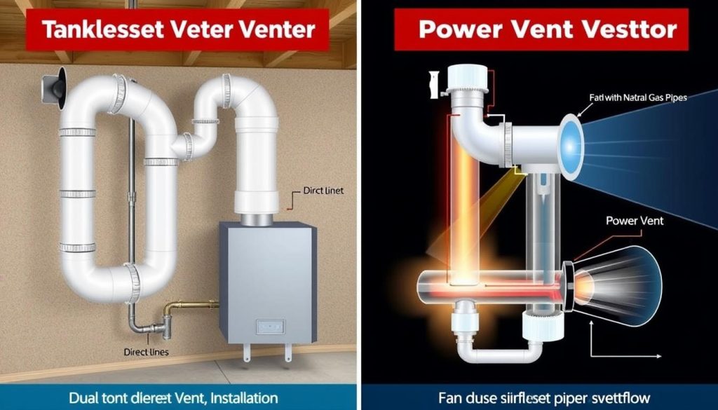Tankless Water Heater Venting Comparison