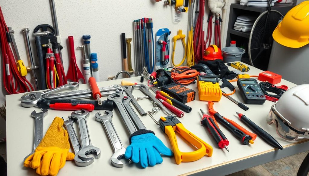 Water Heater Repair Tools and Safety Equipment