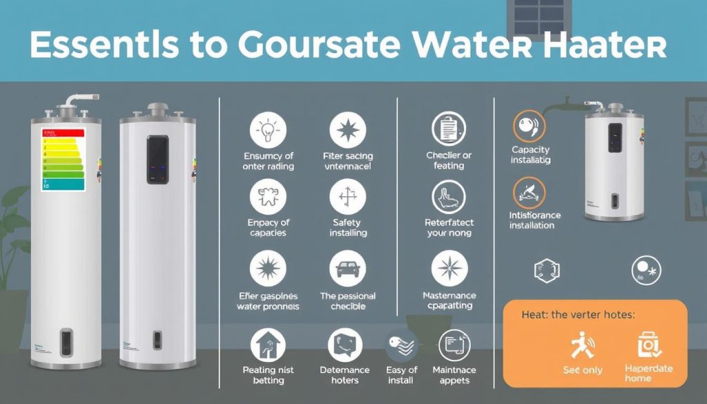 Water Heater Selection Features