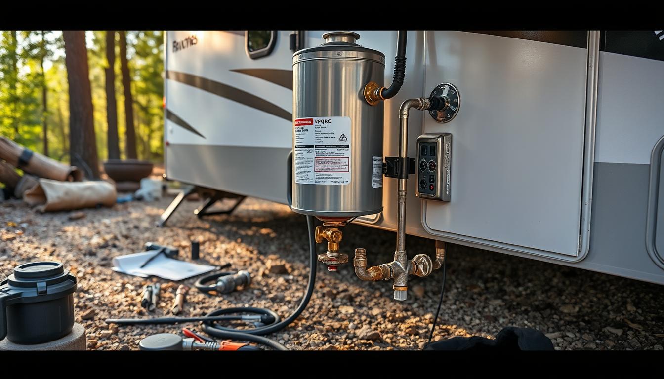 camper propane water heater