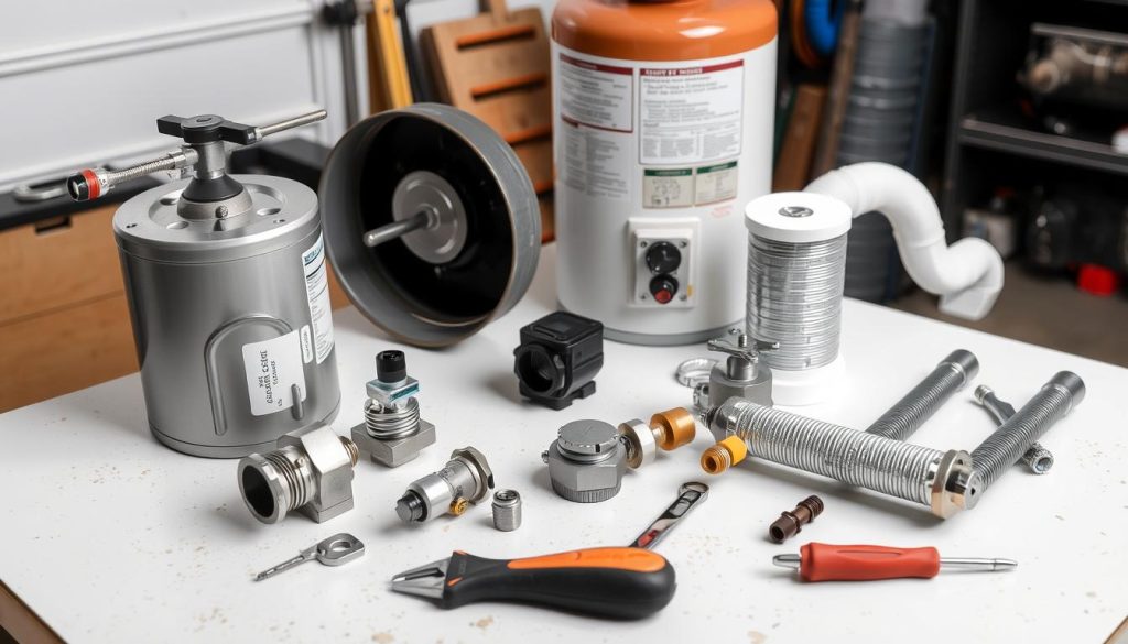 gas water heater parts