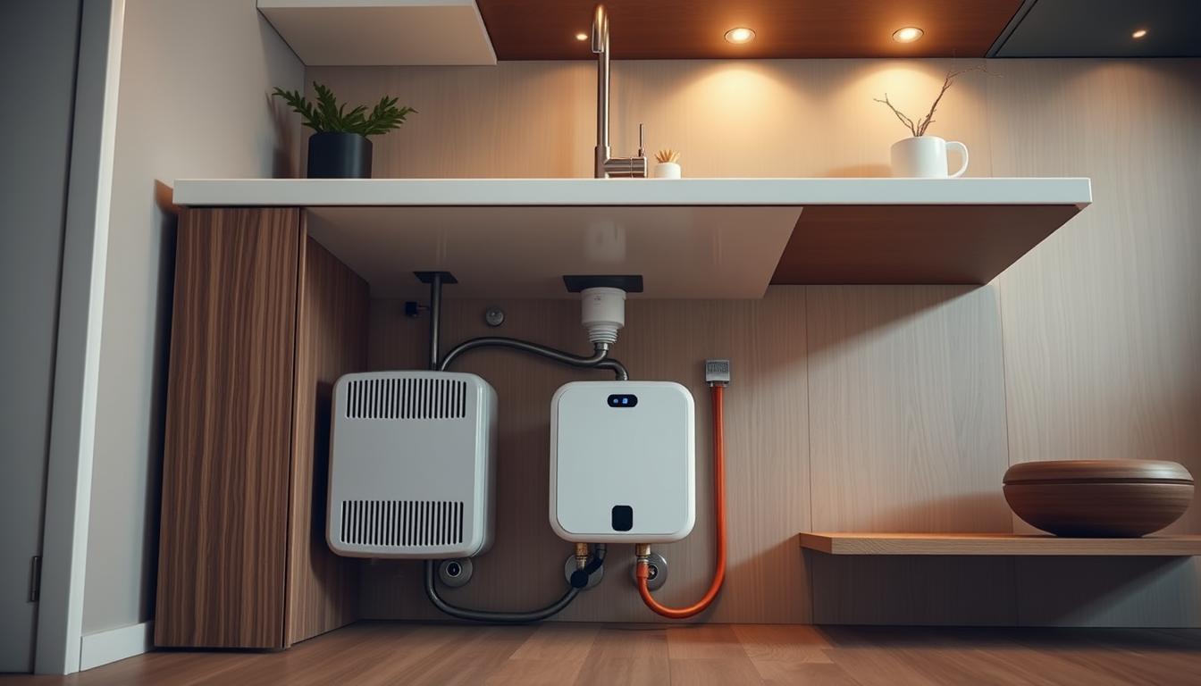 small hot water heater