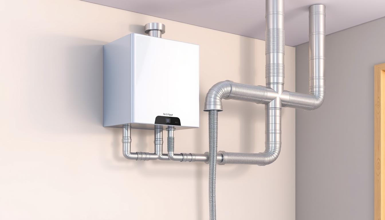 tankless water heater venting
