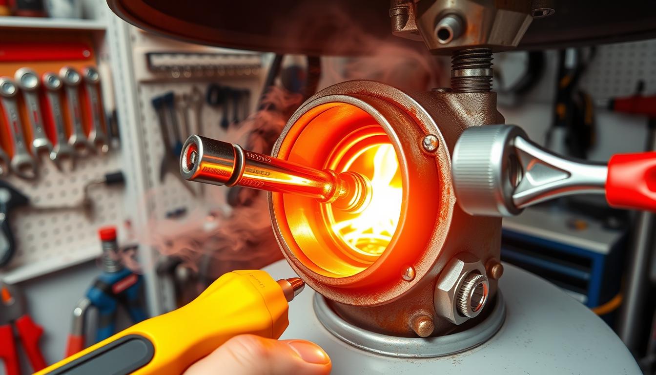 water heater burner assembly